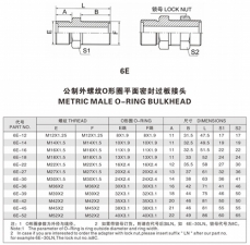 焊接式管接頭—公制外螺紋O形圈平面密封過板接頭